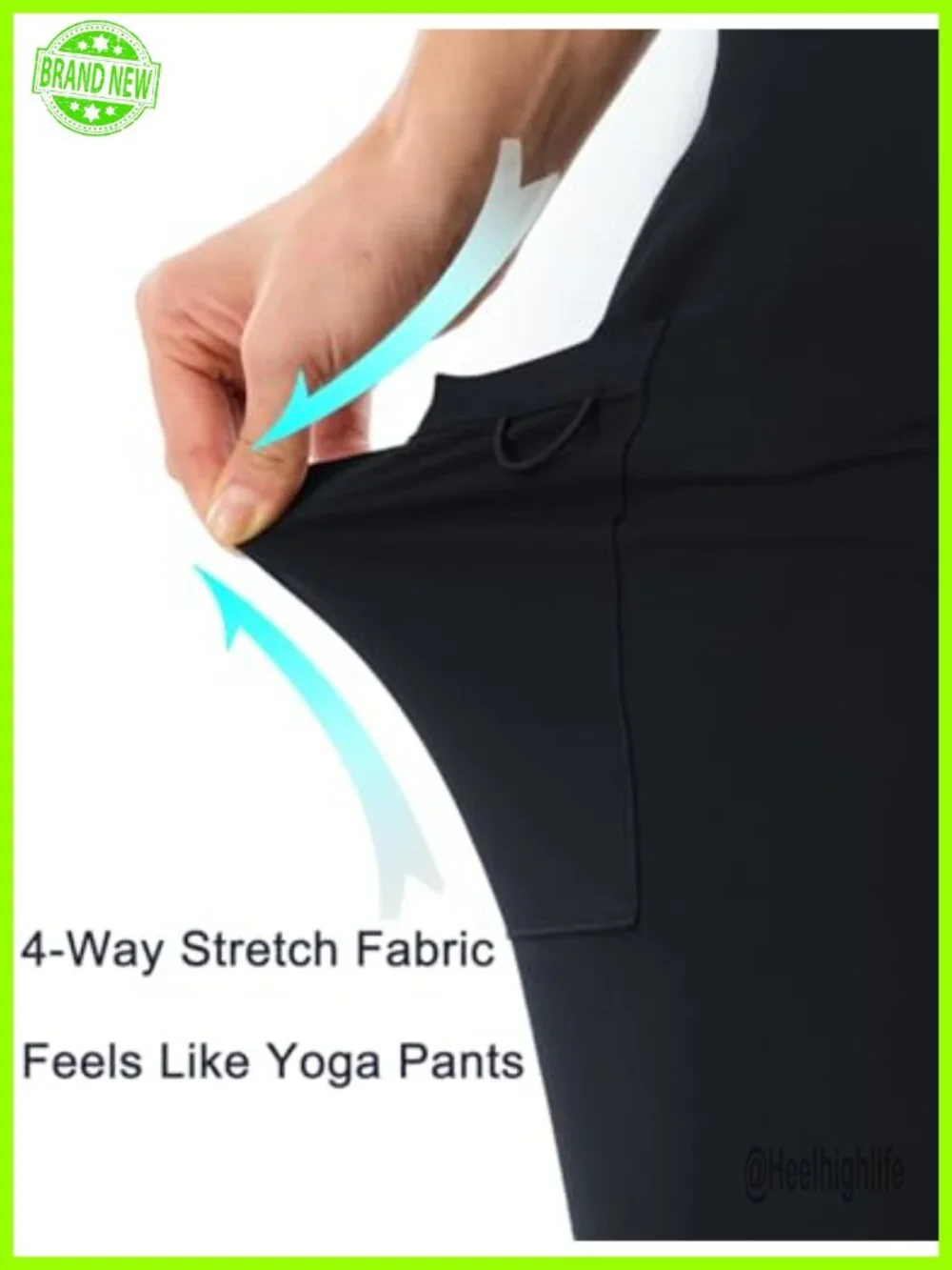 Women's Yoga Scrub Pants Wide Leg High Waisted Straight Uniform 5 Pockets Cargo